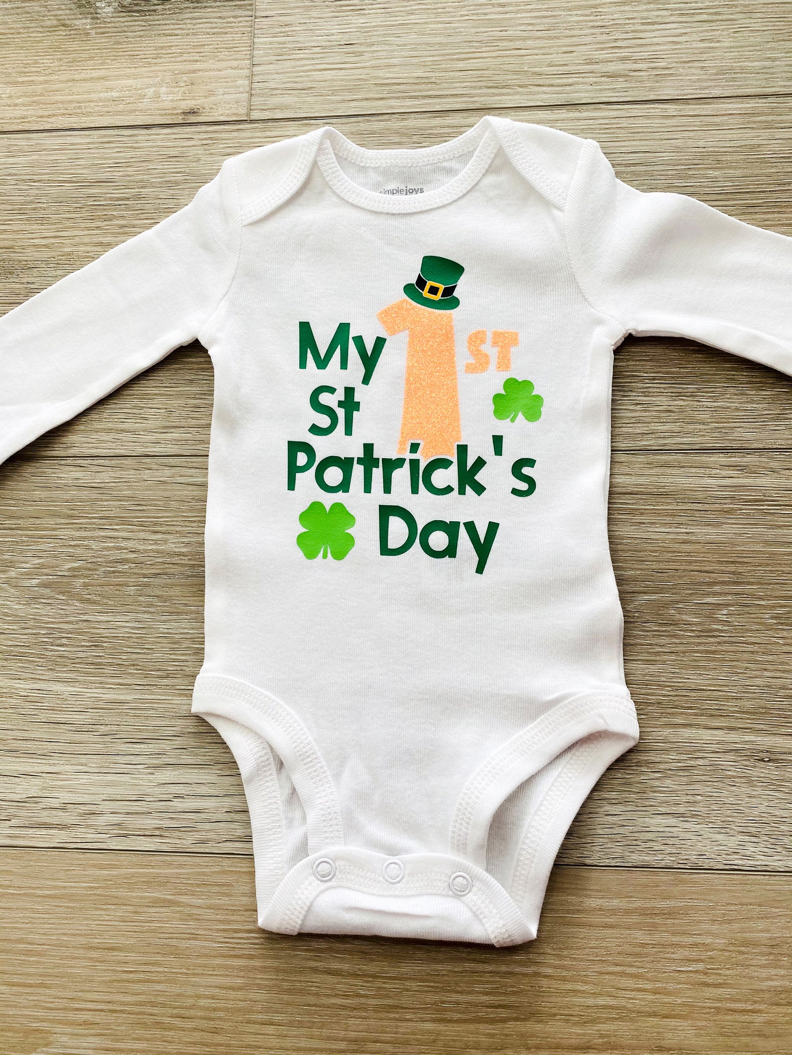 st patricks day onesie walmart