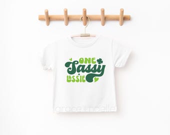 One Sassy Lassy | St Pattys Day | Toddler Sassy Lassy | Babys 1st St Patricks Day | Cute St Patricks Day Outfit | St Patricks Day Bodysuit