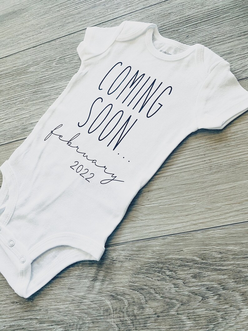 Newborn Outfit Surprise Pregnancy Pregnant Momma Pregnancy Announcement Bodysuit Pregnant Baby Coming Soon Coming Soon Bodysuit