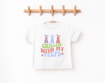 Chillin with my Peeps | Cute Easter Outfit | Baby's 1st Easter | Peeps | Easter Bodysuit | Cute Toddler Easter Shirt | Baby Easter | Easter