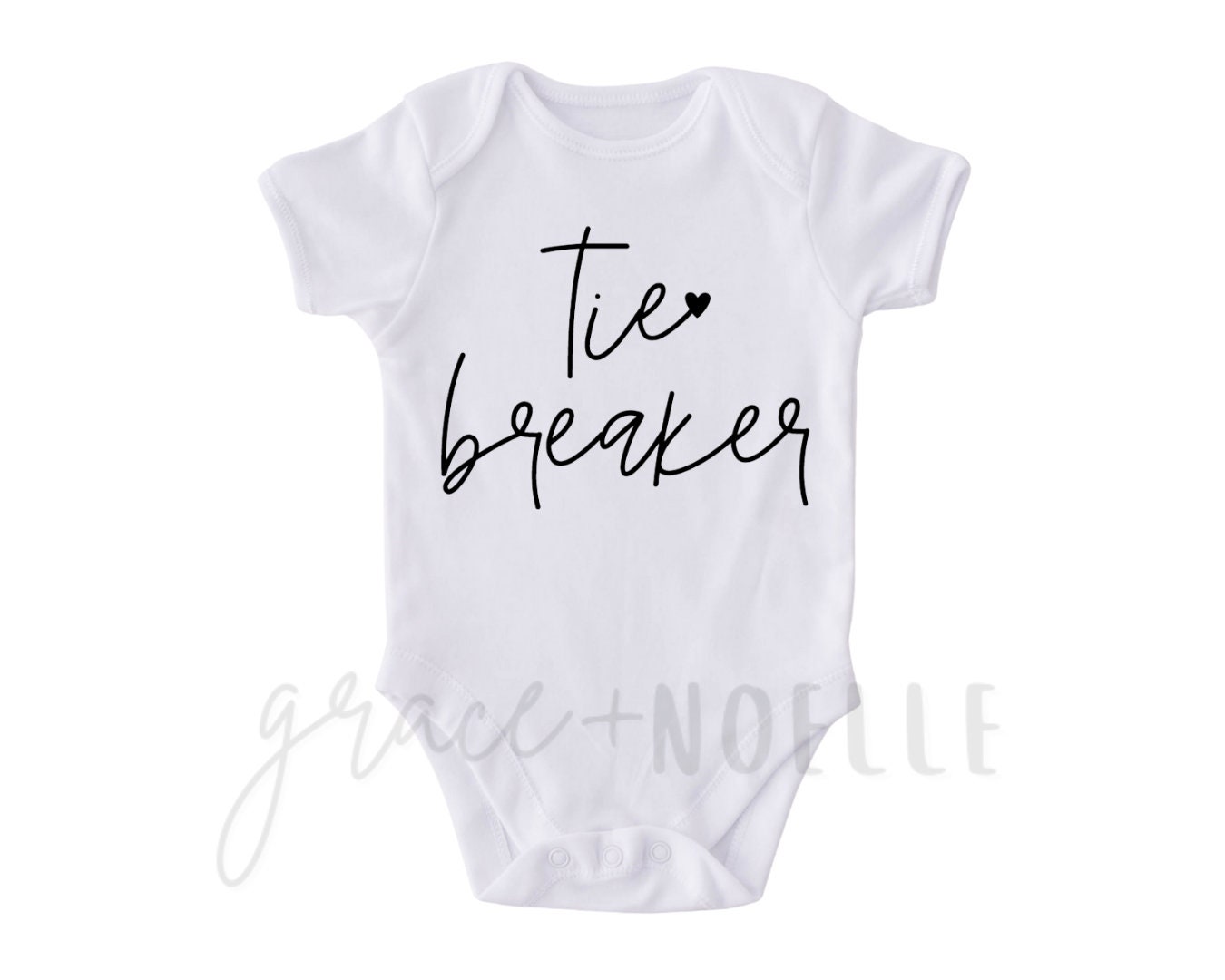  Tiebreaker pregnancy announcement shirt 3rd baby reveal  flamingo and grey shirts : Handmade Products