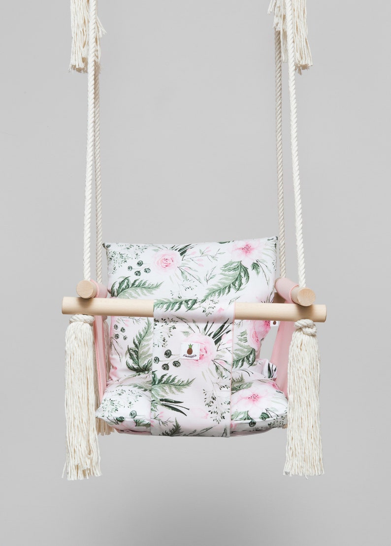 Baby swing Pillow in rose pink toddler swing baby room Etsy