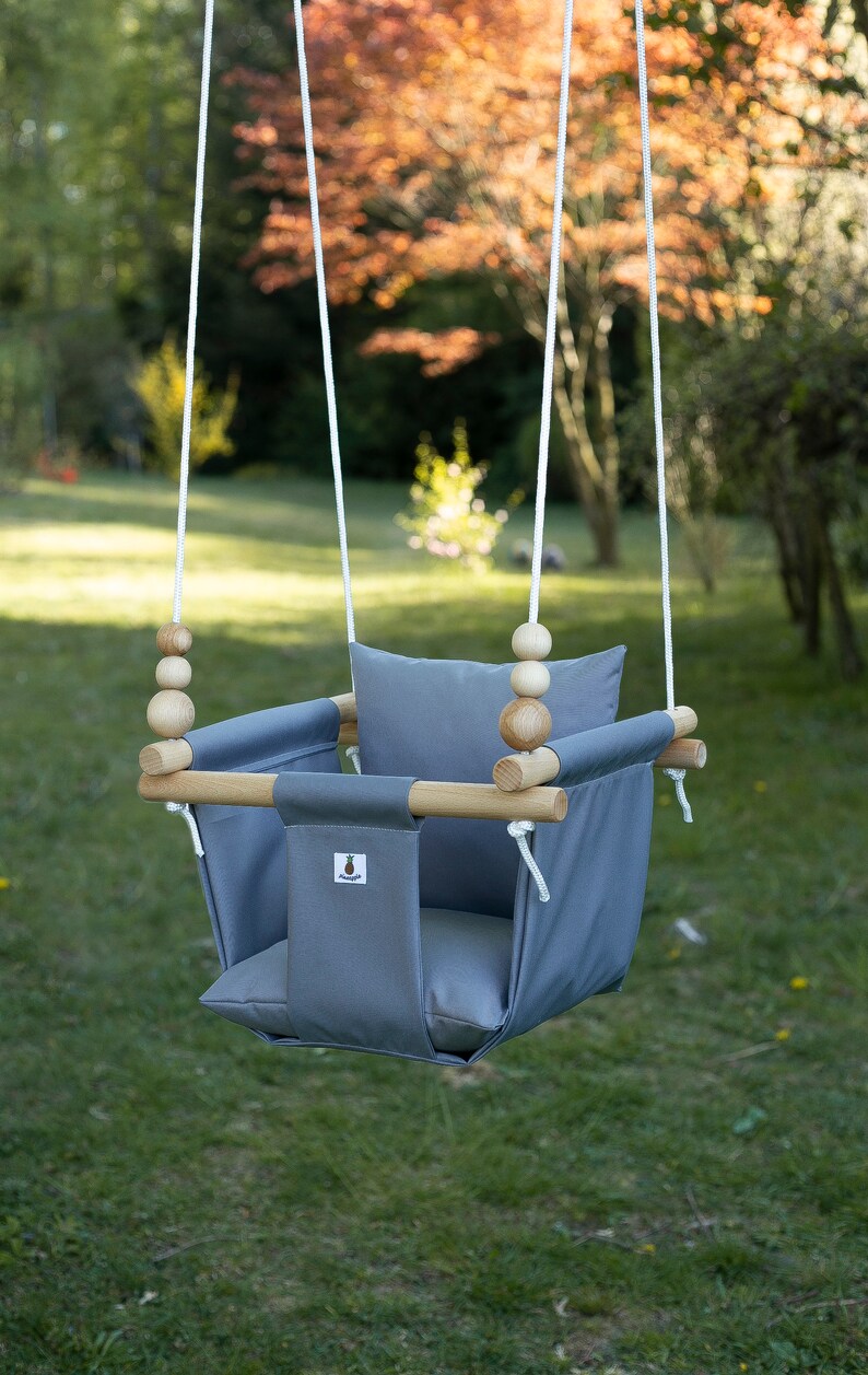 WATERPROOF WEATHERPROOF Grau Outdoor Garten Baby Schaukel