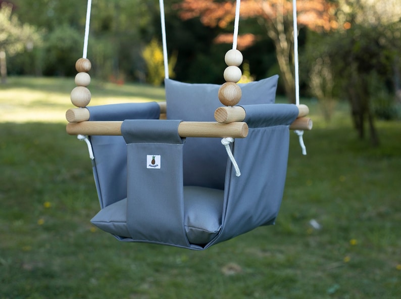 WATERPROOF WEATHERPROOF Grau Outdoor Garten Baby Schaukel mit Etsy