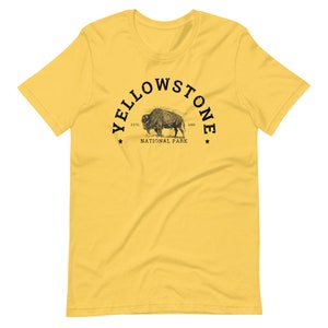 Yellowstone Retro Style Unisex T-Shirt | Yellowstone Buffalo Tee | Yellowstone Shirt