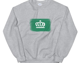Sweatshirt Charlotte North Carolina | Shirt met geschilderde vlag Charlotte NC | Charlotte NC-cadeau | Shirt North Carolina