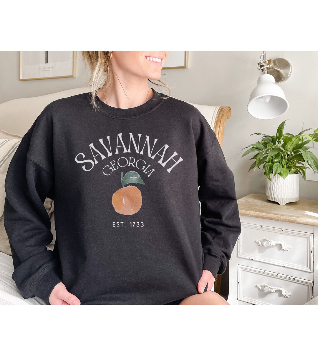 Savannah Patch Letter Cropped Sweatshirt main image 1