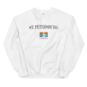 St. Petersburg Unisex Sweatshirt | St. Petersburg Florida Flag Shirt | St. Petersburg Gift | Florida | Vintage Style Sweatshirt
