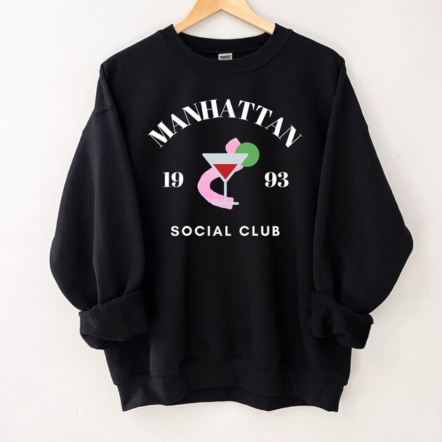 Manhattan Social Club Sweatshirt | Manhattan Unisex Sweatshirt