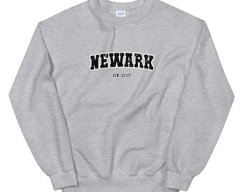 Newark New Jersey Collegiate Style Hoodie Newark Unisex Hooded