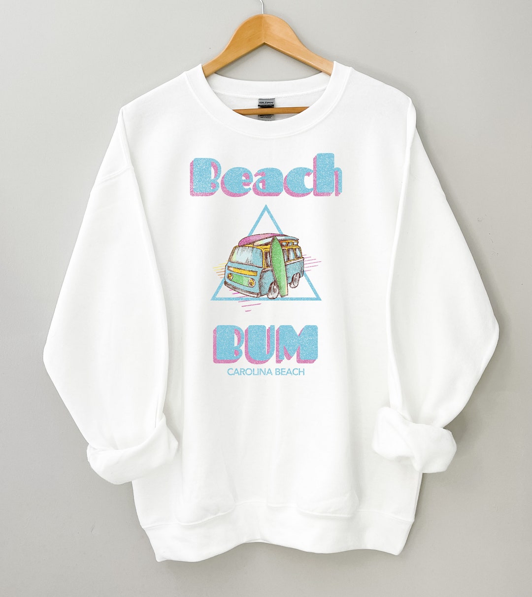 Carolina Beach Beach Bum Unisex Sweatshirt Carolina Beach