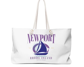 Newport Sailing Club Oversized Beach Tote: Rhode Island Bag (24" x 13")