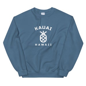 Kauai Hawaii Unisex Sweatshirt | Kauai HI Pineapple Sweatshirt Crewneck | Hawaii Gift