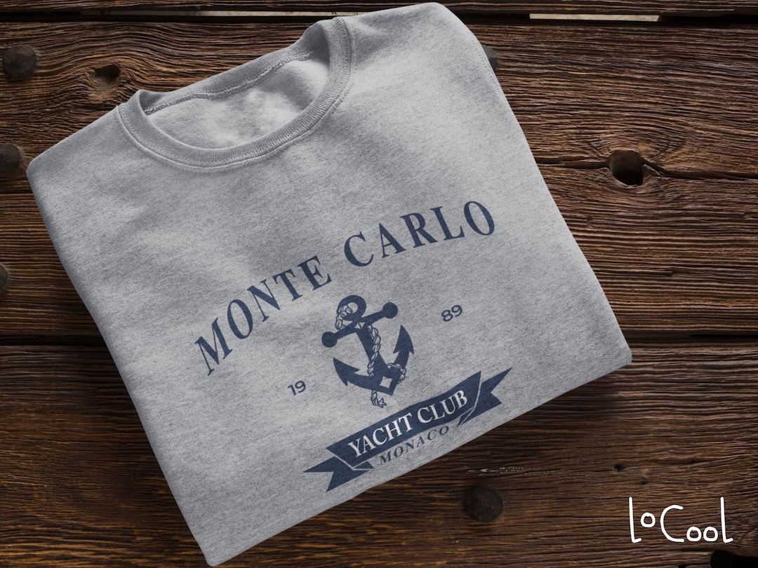 vintage unisex monaco monte carlo yacht club t shirt