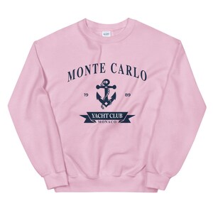 monte carlo yacht club sweater
