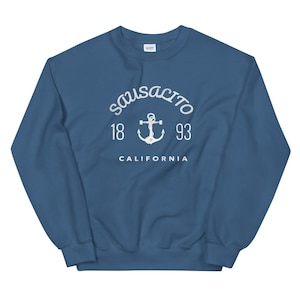 Sausalito California Unisex Sweatshirt | Sausalito Shirt | California Gift | Sausalito Vintage Style Crewneck Sweatshirt | Travel Gift