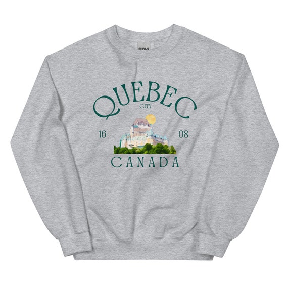 Sweat-shirt de la ville de Québec, Canada Pull ras du cou