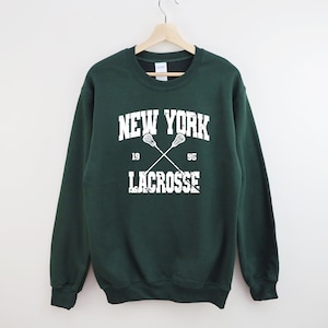 New York Lacrosse Unisex Sweatshirt | Vintage Style New York Lacrosse Crewneck