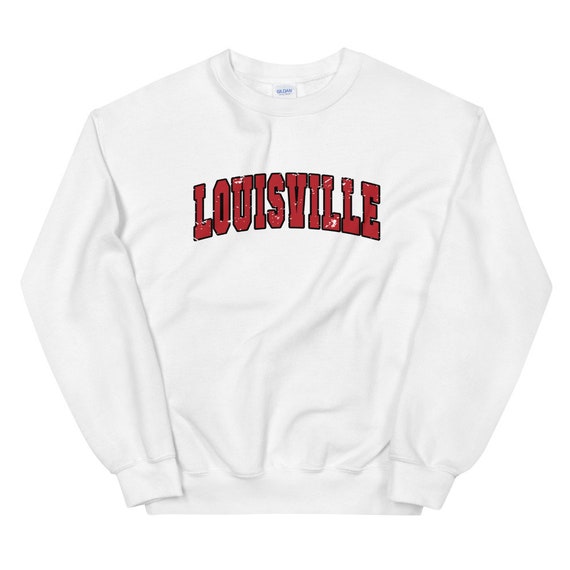 Louisville Unisex Sweatshirt Louisville Vintage Style Varsity Letter Crewneck Sweatshirt Louisville Shirt Louisville KY Gift Etsy