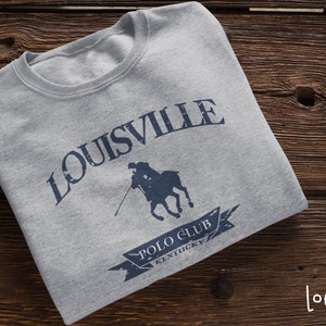 Louisville Vintage Style Unisex Crewneck Sweatshirt | Louisville Kentucky Polo Club Sweatshirt | Louisville Shirt