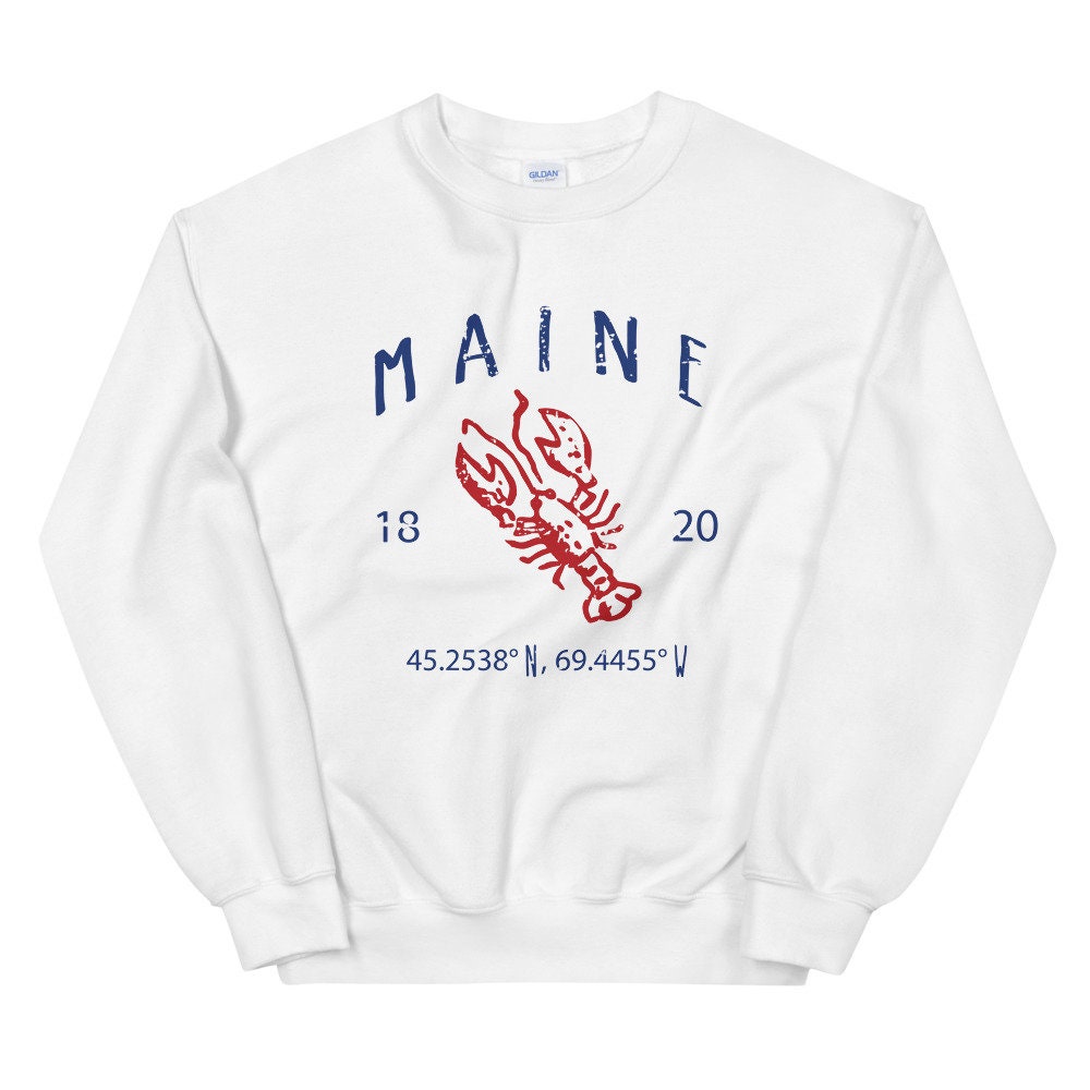 Maine Lobster Unisex Sweatshirt | Maine Vintage Style