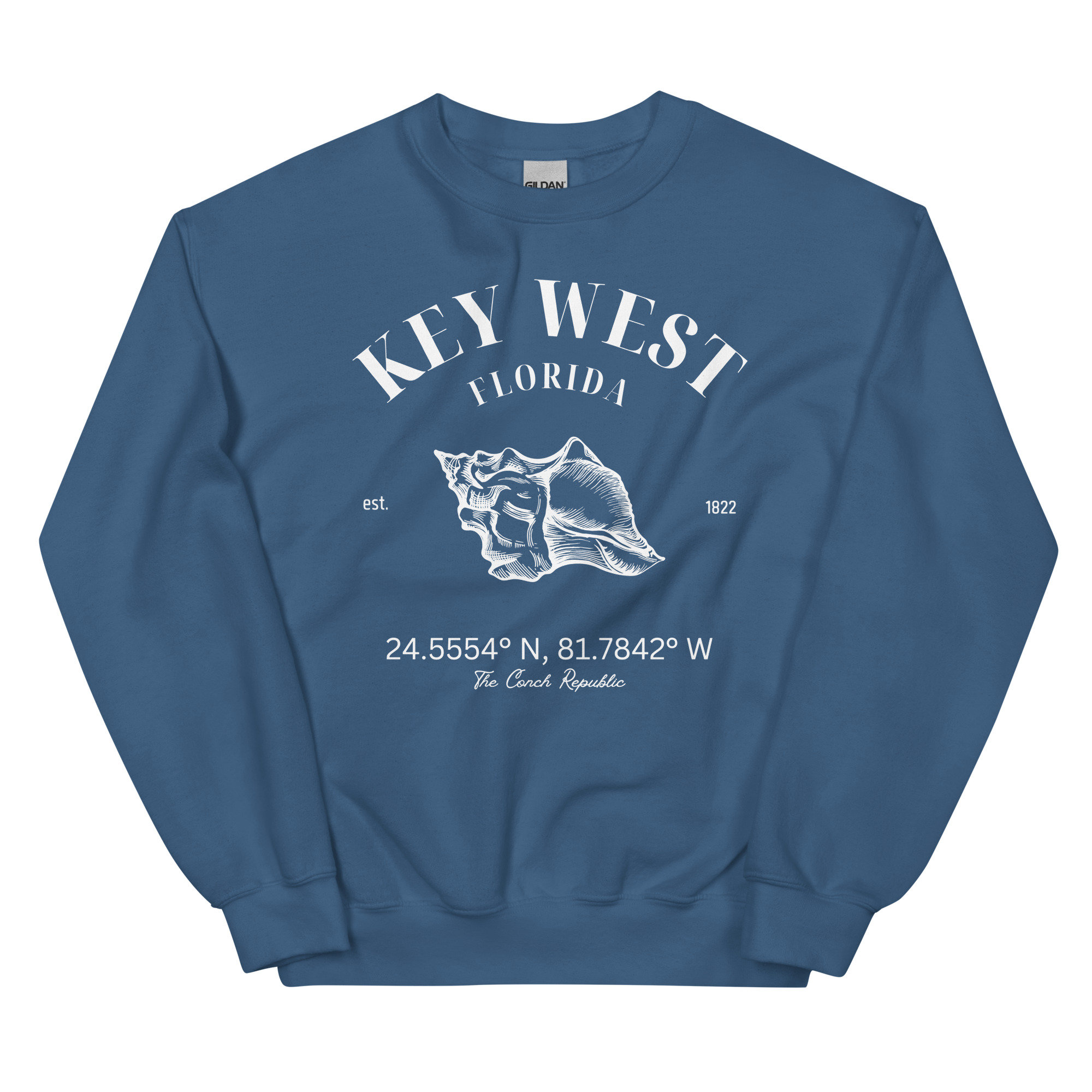 Key West Florida - Felpa ecologica unisex, girocollo per Key West Florida - Felpa ecologica unisex, girocollo per