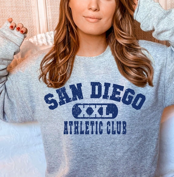 San Diego Athletic Club Sweatshirt, Distressed California
