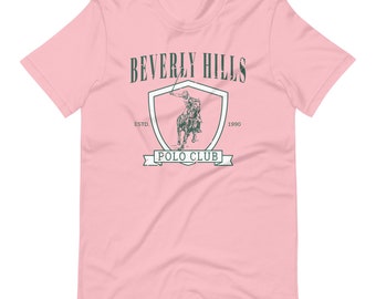 Beverly Hills Polo Club T-shirt: Vintage Style Cotton Tee