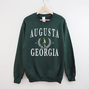 Augusta Sweatshirt | Augusta Vintage Style Golf Sweatshirt | Augusta Crewneck | Distressed Augusta Sweatshirt