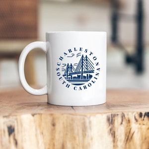 Charleston Ravenel Bridge Mug Travel Gift Mug Souvenir