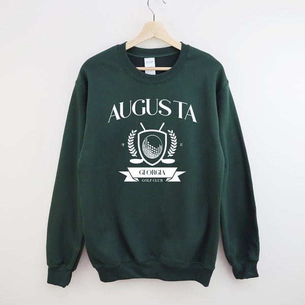 Augusta Vintage Style Unisex Sweatshirt | Augusta Georgia Golfing Crewneck Sweatshirt | Augusta Shirt