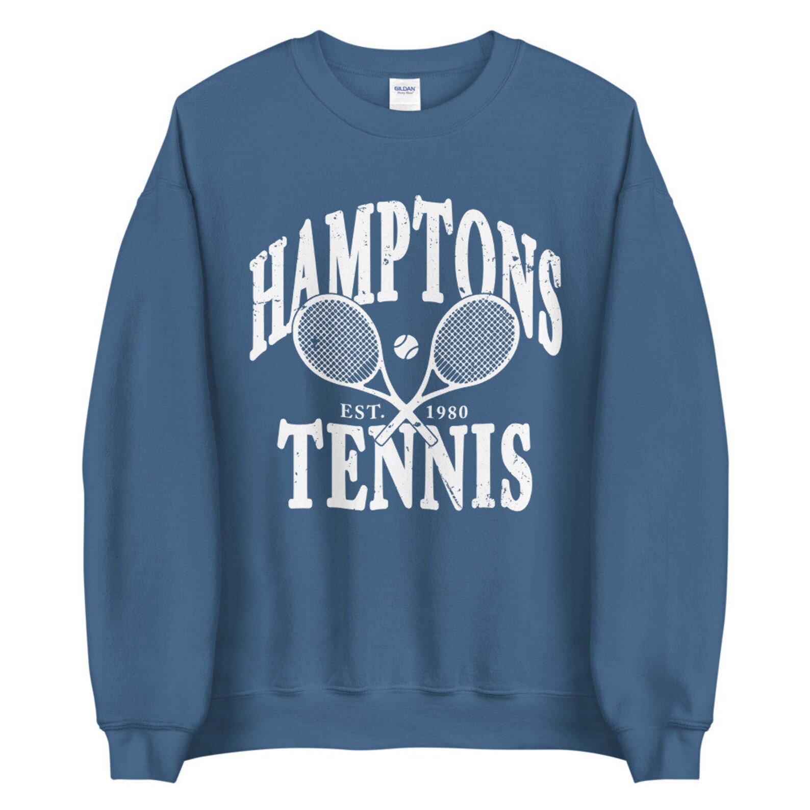 Hamptons Tennis Unisex Sweatshirt Vintage Style Hamptons - Etsy