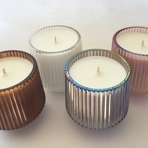 Ribbed Retro Classic Scents Amber Jar Soy Wax Candle image 7