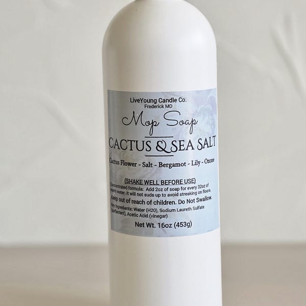 Mop Soap - Streak Free Scented Floor Cleaner