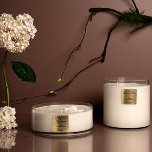 Collection de bougies iconiques | Énorme bougie de luxe | Cire de soja