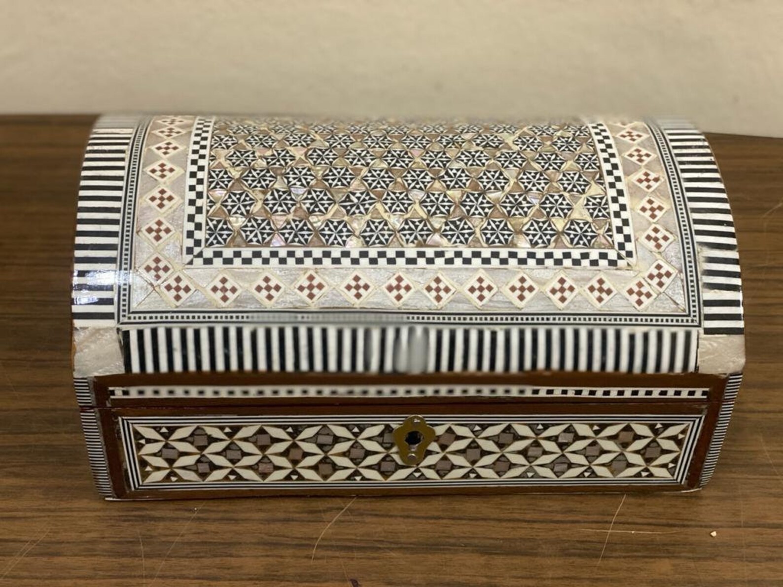 Egyptian Jewelry Box Handmade Inlaid Mother of Pearl Etsy