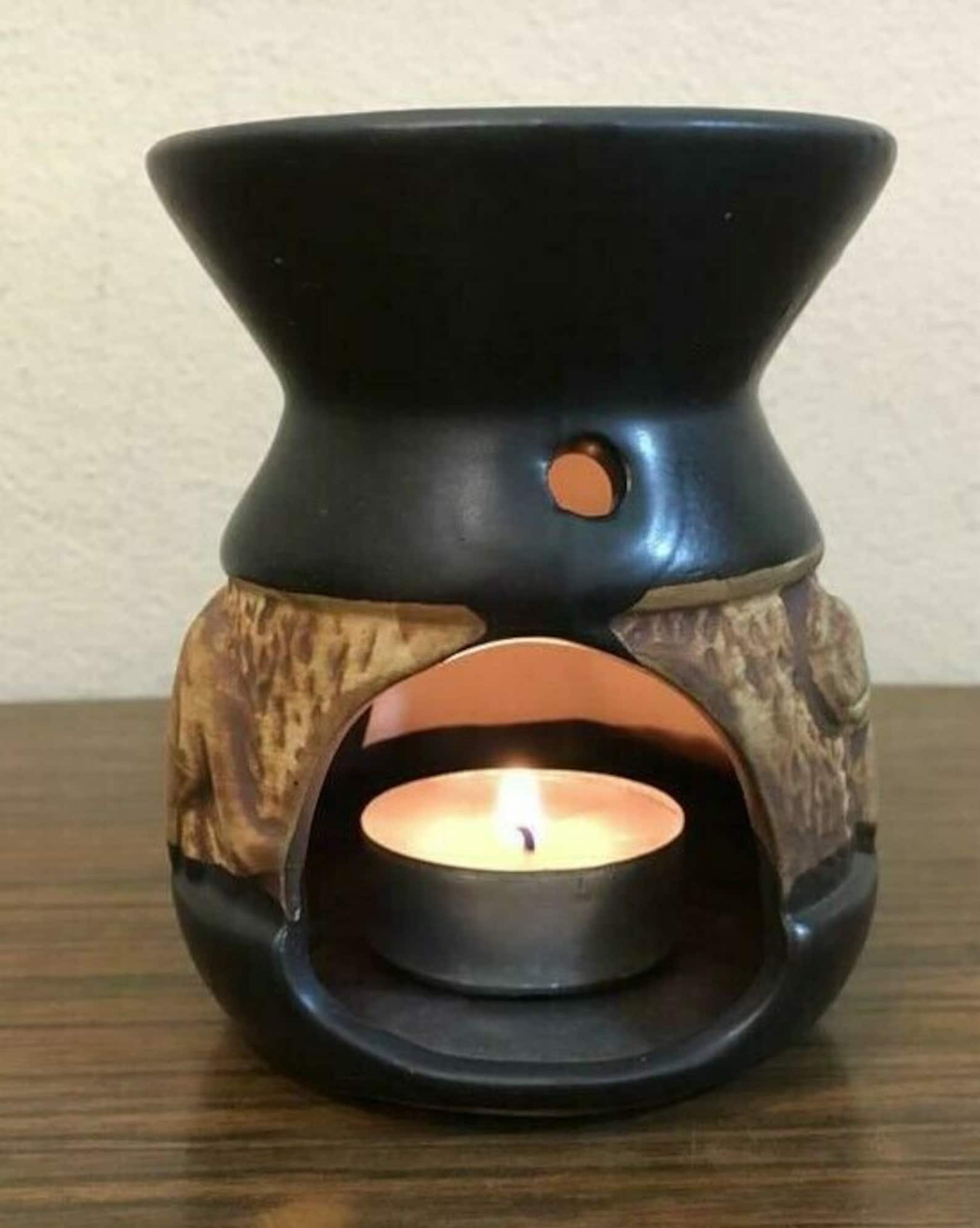 Handmade Pottery Candle Holder Fragrance Essential Oil & Etsy