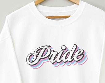 Transgender Flag Rainbow Pride Sweater, Transgender Pride Sweater, Subtle Trans Pride, Gay Trans Flag LGBTQ Sweater, Queer Transgender Sweat