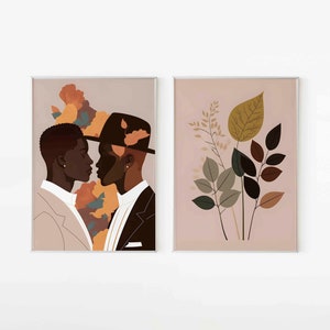 Gay Art Prints For Gay Home Decor Printable For Two Men Wall Art For Gay Couple Gift For LGBTQ Art Print For Queer Art Home Decor Gay Art