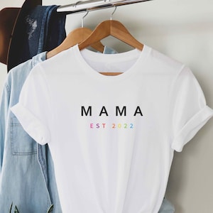 LGBTQ Rainbow Pride Mom Shirt, Two Mom Mothers Day Gift For Gay Mom, Subtle Rainbow Pride Parade Unisex Tee, Lesbian Mom Queer Family Shirt