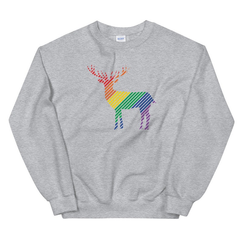 rainbow christmas sweater