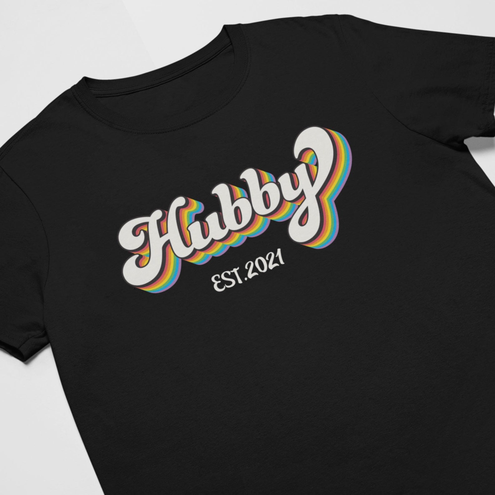 Hubs & Hubby Gay Pride Shirt Two Grooms Mr and Mr Gay Etsy