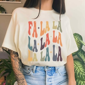 LGBTQ Fa La La Rainbow Christmas Shirt, Queer Xmas Funny T-Shirt, Gay Pride Cute Christmas Tee, Lesbian Holiday Gift, Don We Now Gay Apparel