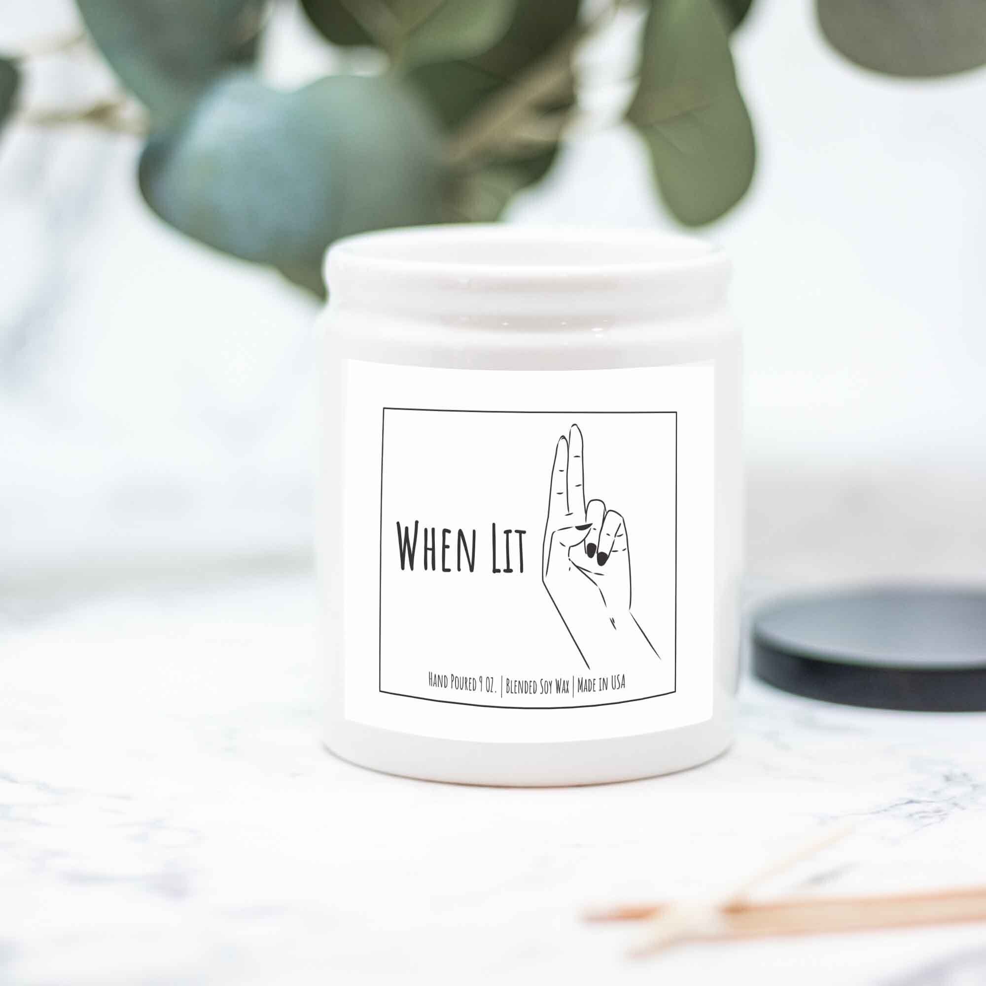 LGBTQ When Lit Lesbian Sex Scent Candle