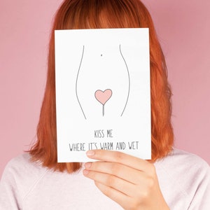 Naughty Lesbian Girlfriend Card, Lesbian Valentines Day Gift, Sexy Lesbian Anniversary, Funny Lesbian Couple Valentine Card, Queer Wife Gift