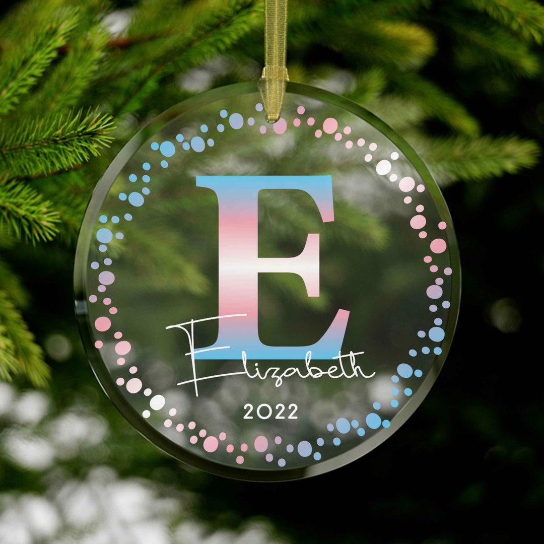 Transgender Name Christmas Ornament, Transgender Change Gift, Trans