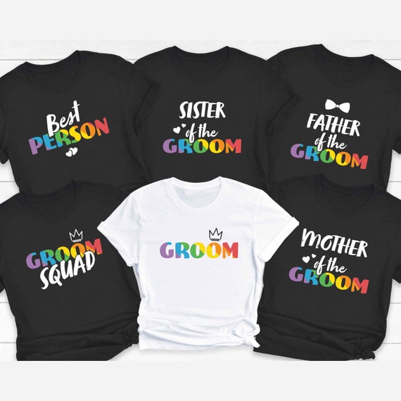 Groom Lgbt Shirt Gay Wedding Bachelor T-Shirt Groom Lgbt Shirt Gay Wedding Bachelor T-Shirt