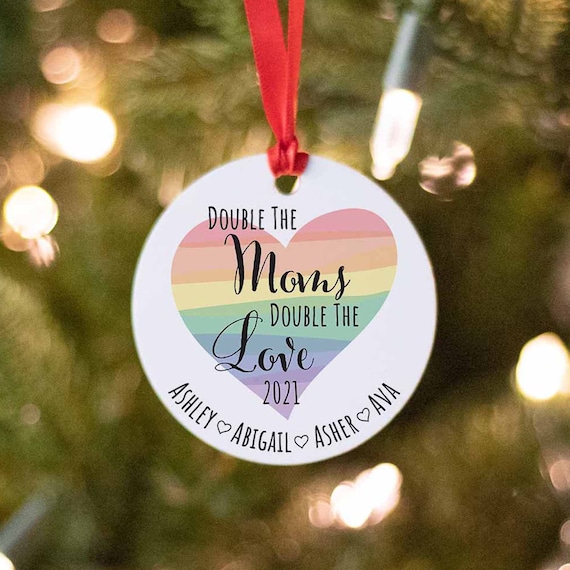 Two moms hotsell christmas ornament