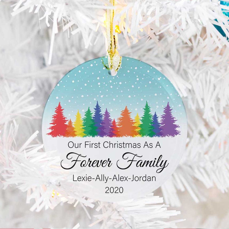 Our First Christmas As A Forever Family Custom Ornament  Etsy