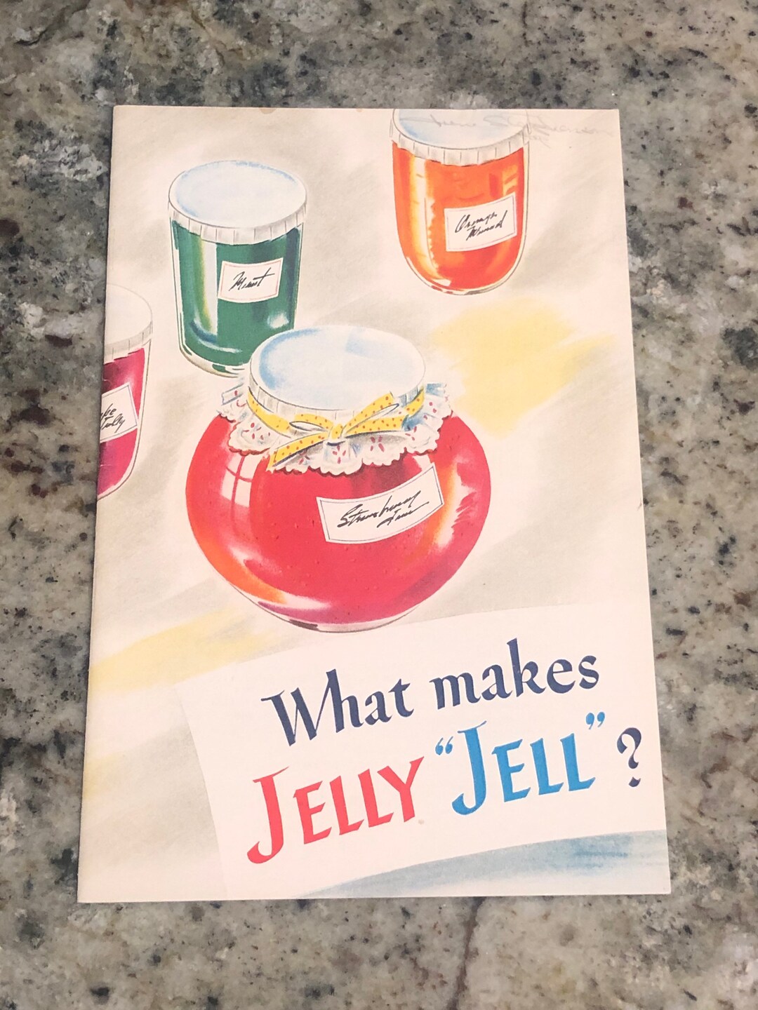 What Makes Jelly jell 1951 Certo Surejell Pectin Recipe Book Etsy